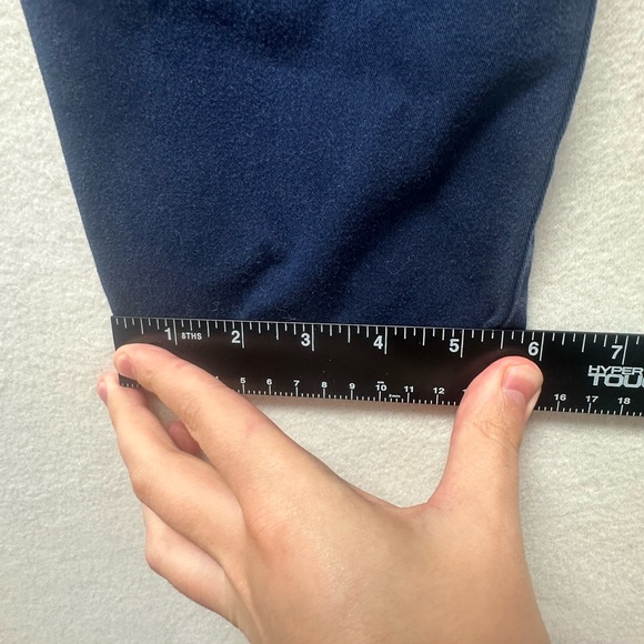 VTG Lauren Jeans Co. Dress Pants Women’s 4 Petite Ralph Lauren Navy Blue - Picture 9 of 11